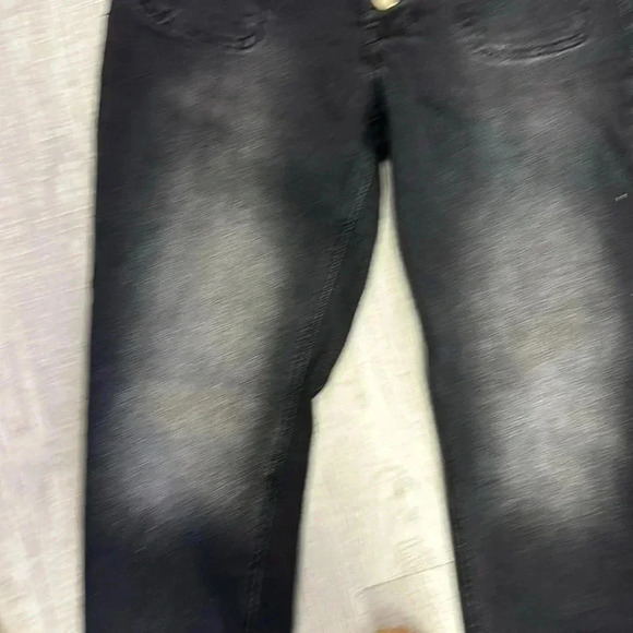 Pilcro Anthropologie Ultra high rise Button Fly  Slim utility Jeans Size 25 - Picture 9 of 12